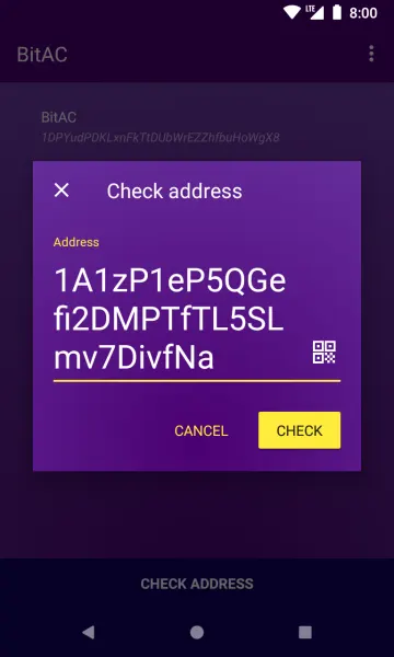 BitAC - Bitcoin Address Checker screenshot 2