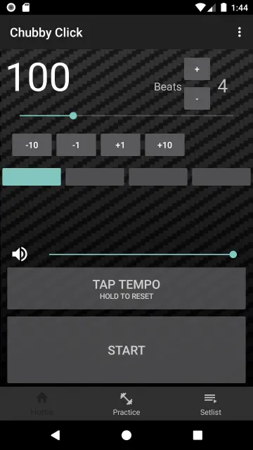 Chubby Click - Metronome screenshot 1