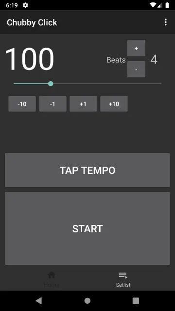 Chubby Click - Metronome screenshot 2