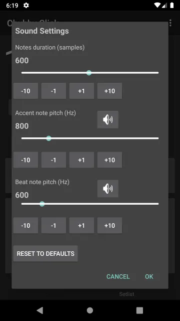 Chubby Click - Metronome screenshot 3