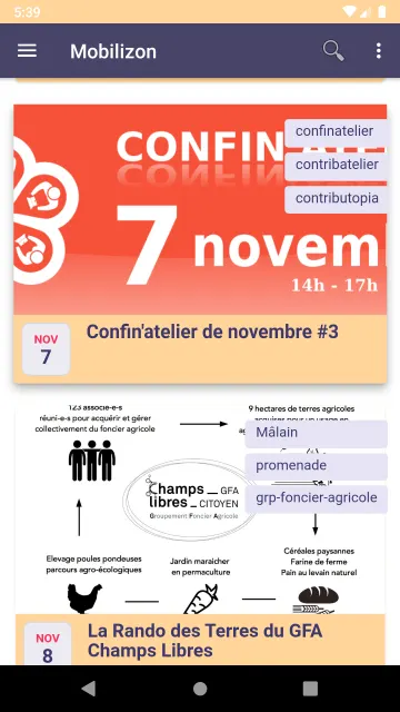 Mobilizon screenshot 2