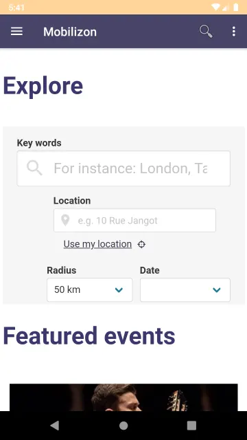 Mobilizon screenshot 3