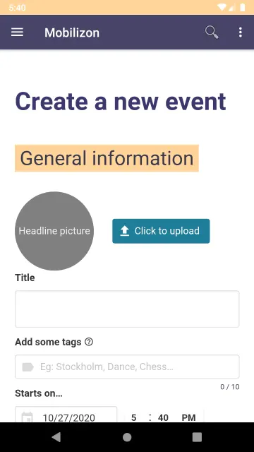 Mobilizon screenshot 5