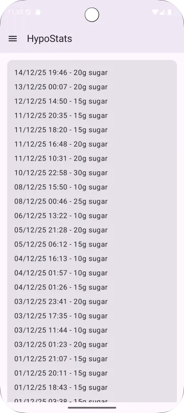 HypoStats: Log Your Hypos screenshot 6