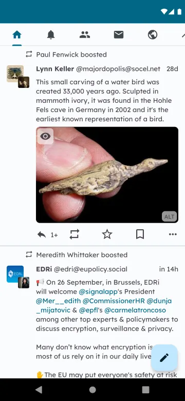 Pachli for Mastodon screenshot 4