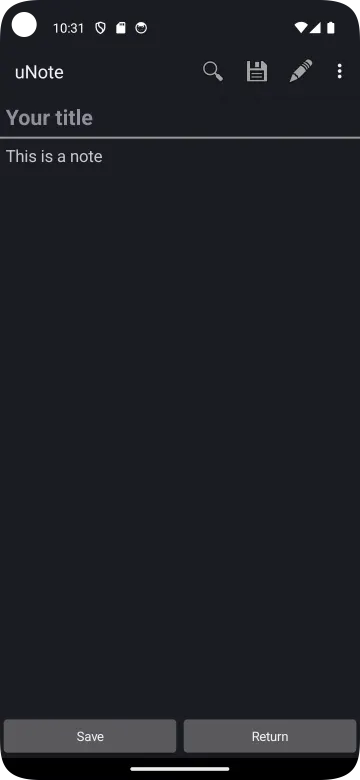 uNote | microNote screenshot 3