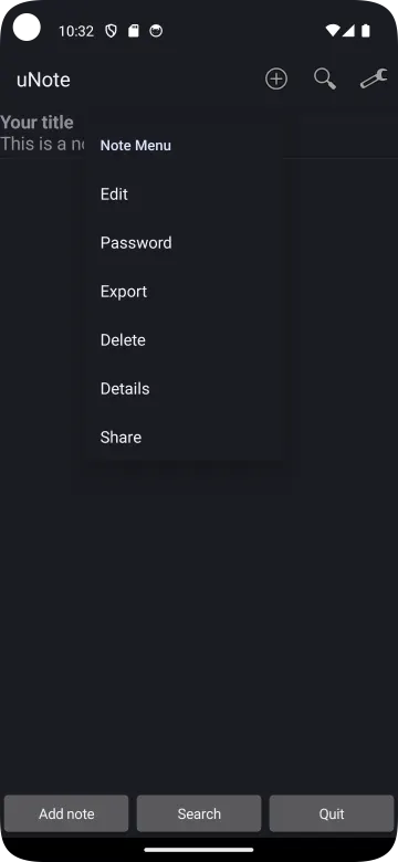 uNote | microNote screenshot 5