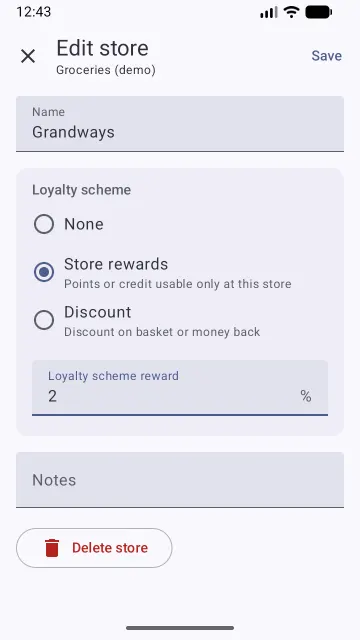 My Price Log screenshot 5