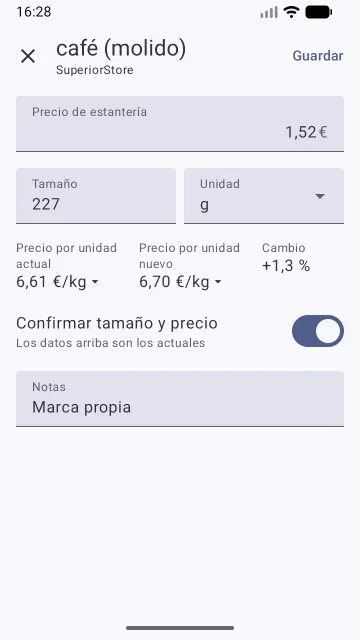 My Price Log screenshot 7