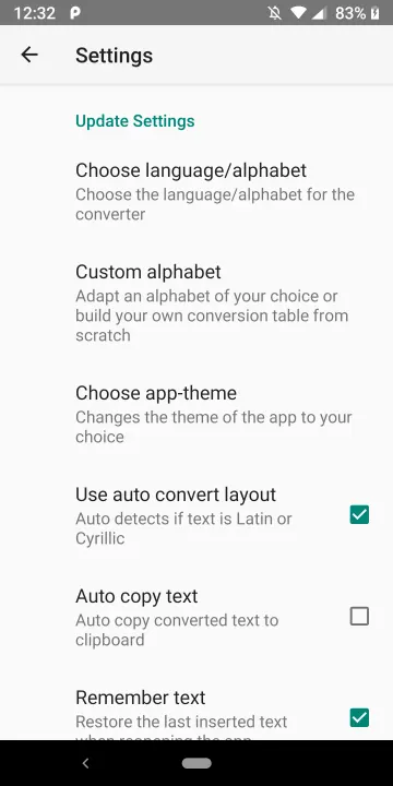 Cyrillic to Latin screenshot 6