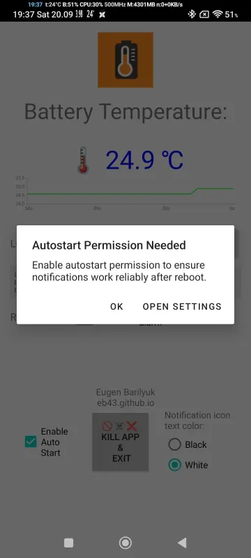 BatteryTemperatureDisplay screenshot 6