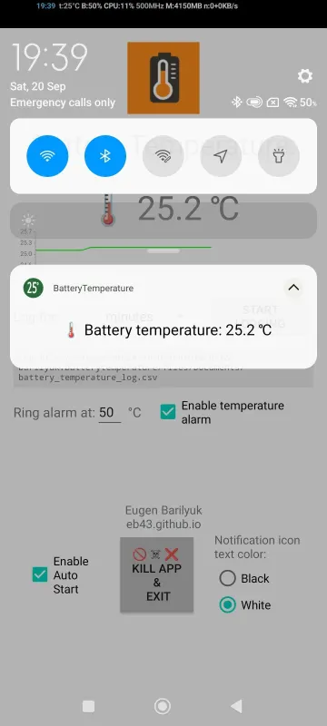 BatteryTemperatureDisplay screenshot 7