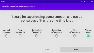 Mindful Attention Awareness Scale screenshot 3