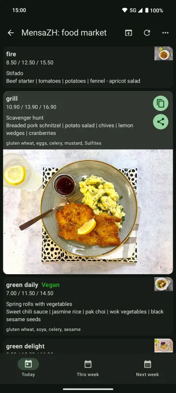 ETH & UZH mensa Zürich screenshot 5