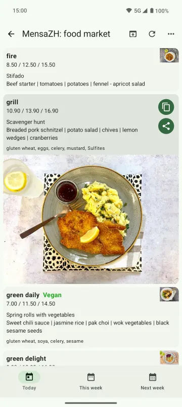 ETH & UZH mensa Zürich screenshot 6