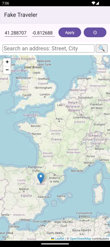 FakeTraveler screenshot 1