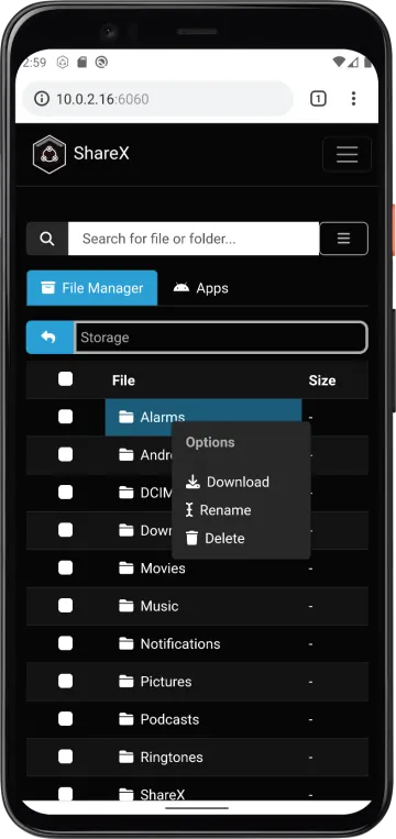 ShareX Baixar APK v2.3.8 | Connectivity Baixar APK v2.3.8 | Connectivity screenshot 2