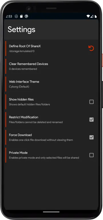 ShareX Baixar APK v2.3.8 | Connectivity Baixar APK v2.3.8 | Connectivity screenshot 7
