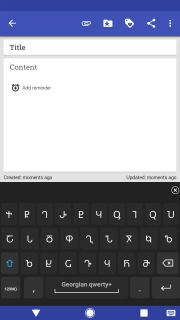 Georgian for AnySoftKeyboard screenshot 5