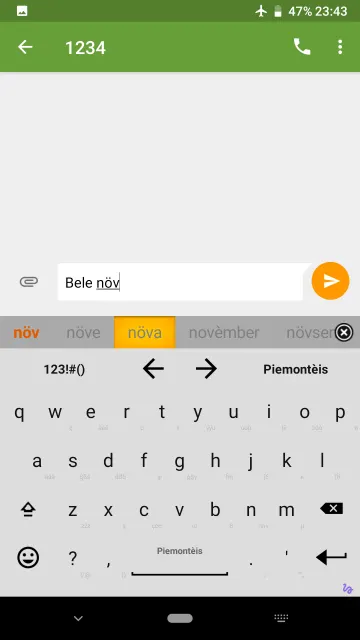 Piedmontese for AnySoftKeyboard screenshot 3