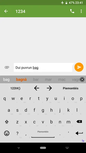 Piedmontese for AnySoftKeyboard screenshot 4