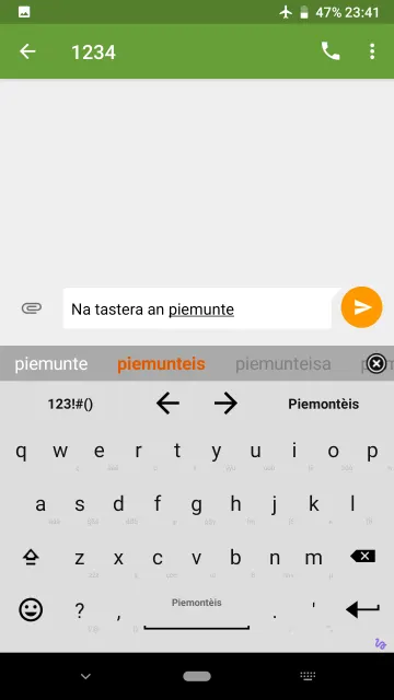 Piedmontese for AnySoftKeyboard screenshot 5