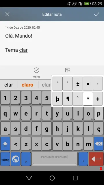 Portuguese for AnySoftKeyboard screenshot 3