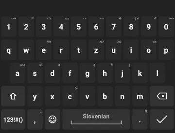 Slovene for AnySoftKeyboard screenshot 1