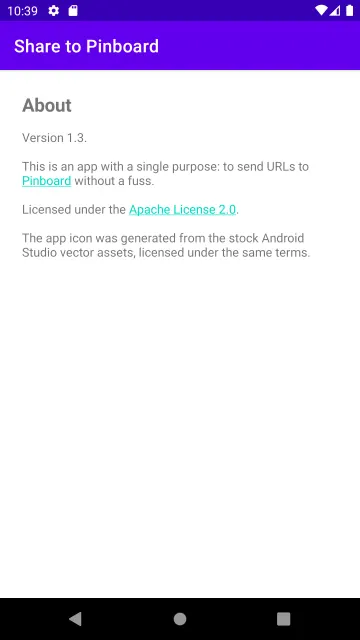 Share to Pinboard screenshot 2