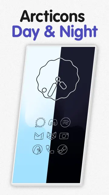 Arcticons Day & Night screenshot 1