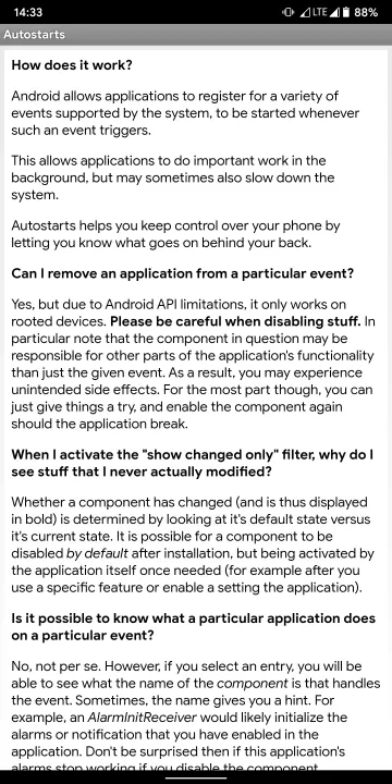 Autostarts - Block apps from starting automaticall screenshot 3
