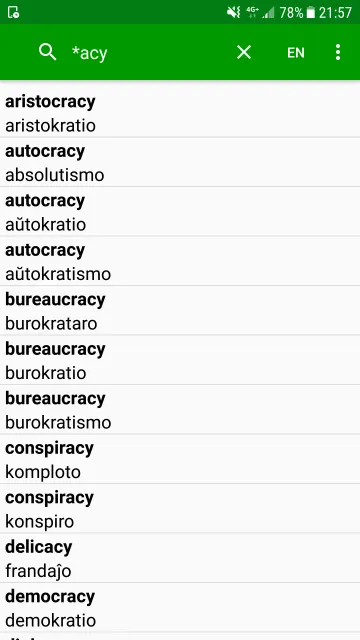 Praktika Vortaro screenshot 4