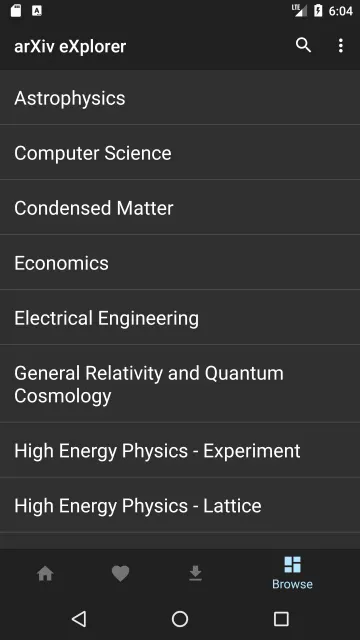 arXiv eXplorer - Mobile App for arXiv.org screenshot 1