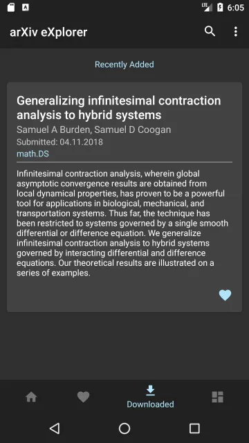 arXiv eXplorer - Mobile App for arXiv.org screenshot 4