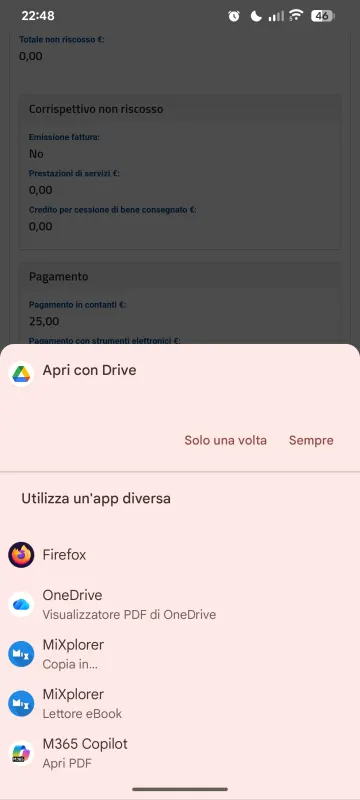 Ricevapp Documento Commerciale screenshot 8