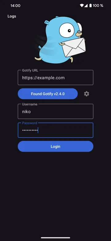 Gotify screenshot 4