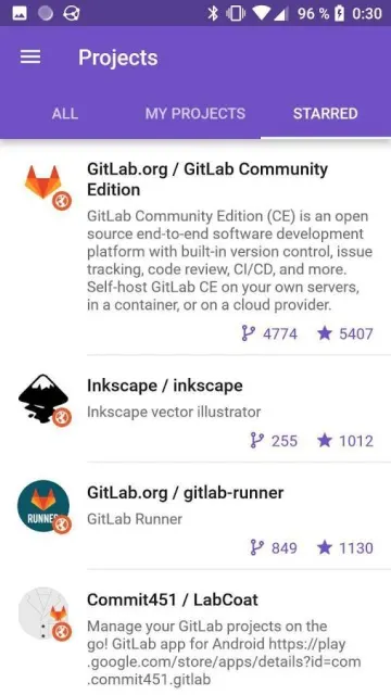 GitFox screenshot 2