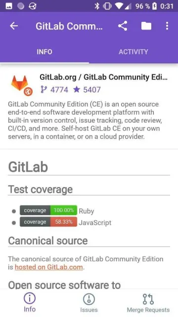 GitFox screenshot 3