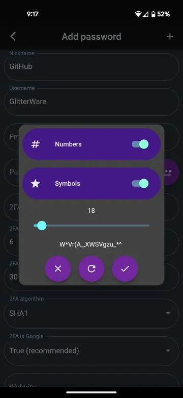 Passy - cross-platform password manager screenshot 5