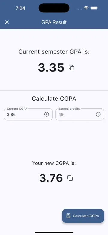 GPA Calculator screenshot 3