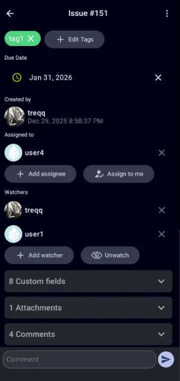 Taiga Mobile Nova screenshot 7