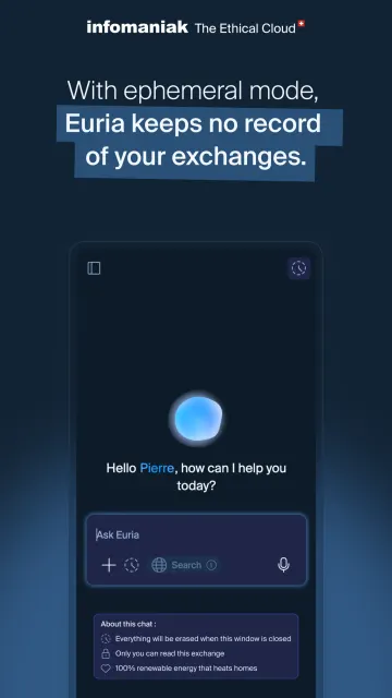 Infomaniak Euria screenshot 7