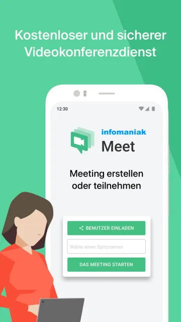 Infomaniak kMeet screenshot 1