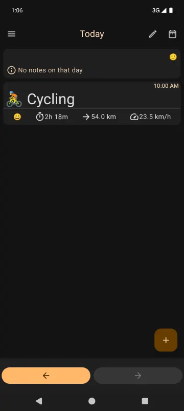 تطبيق Fitness Calendar screenshot 2