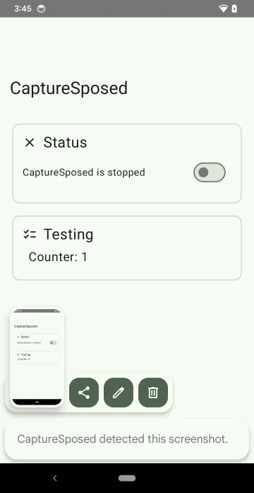 CaptureSposed screenshot 1