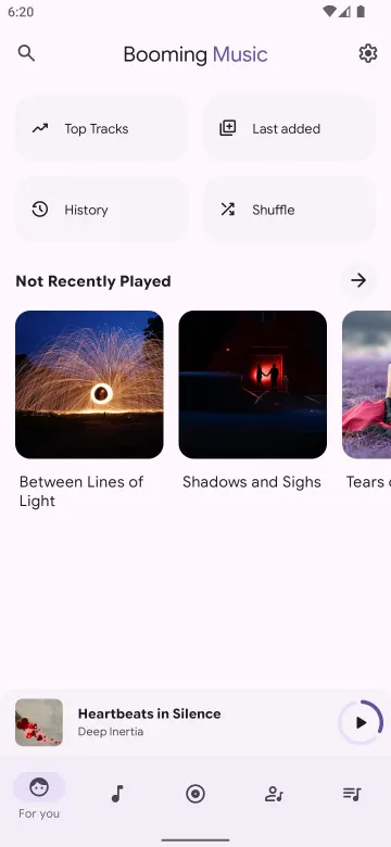 Booming Music screenshot 1