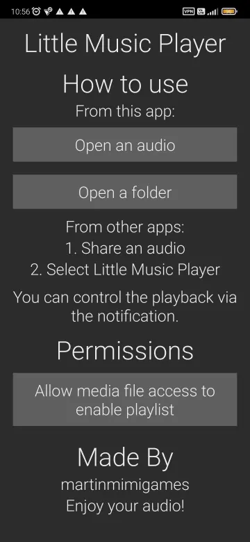 Little Music Player screenshot 2