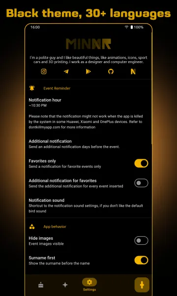 Birday - Birthday Manager screenshot 1