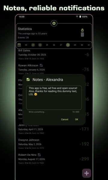 Birday - Birthday Manager screenshot 8