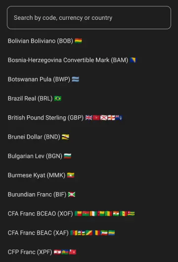 Minimalistic Price Converter screenshot 3